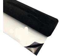 Headliner Fabric, Van Carpet Lining Self-adhesive Headlining Fabric Lining Roll Car Interior Modification Door Panel DIY Stretch(Black,50x100cm)