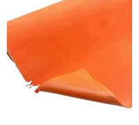 Headliner Fabric, Van Carpet Lining Thickened Self-Adhesive Suede Fabric, Elastic Upholstery Cloth for Car Interior(Orange)