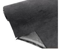 Headliner Fabric, Van Carpet Lining Thickened Self-Adhesive Suede Fabric, Elastic Upholstery Cloth for Car Interior(Black)