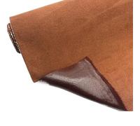 Headliner Fabric, Van Carpet Lining Thickened Self-Adhesive Suede Fabric, Elastic Upholstery Cloth for Car Interior(Brown)