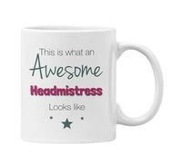Headmistress Mug Coaster This is what an Awesome Head Mistress looks like Gift Him Her (White Mug)