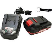 HEADNMORE® Bundle - Parkside® 20 V Battery Set 2Ah Battery 2 Ah PAP20 B1 + Charger PLG20 C1 + Headnmore® Key Ring