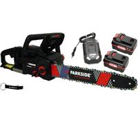 HEADNMORE® Parkside Performance PPKSA 40-Li B2 40 V Battery Chainsaw with 2 x 4 Ah Batteries and Key Ring Bundle