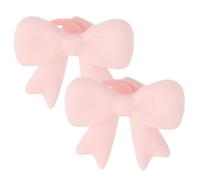 Headphone Accessories Cute | 3D Silicone Bow Shape Additive,2 Headphone Mounts,For Women Party Streaming Study Work Travel Commuting