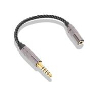 Headphone Adapter Cable, Gold Plated Connector, 4.4MM Balanced Male to 3.5MM Stereo Female, OFC Core Anti Interference Suitable for NW ZX507 DMP Z1 NW ZX300a