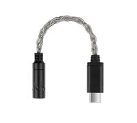 Headphone Adapter Sound Conversion Type C to 3.5mm Support Music Shield Adapter for 384kHz and 24-bit Sound Output