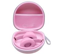 Headphone Case Compatible with Beats, Skullcandy, JBL, Monster Persona 3rd/5th/6th ANC, JLab, QearFun, Soundcore Q20/Q20i/Q30, BERIBES, TOZO, KVIDIO, Picun Foldable Headphones, Pink