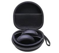 Headphone Case Compatible with Beats, Skullcandy, JLab, JBL, BERIBES, TOZO, KVIDIO, Picun, Soundcore Q20i/Q20/Q30 Wireless Foldable Headphones, Black Travel Storage Case