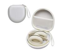 Headphone Case Compatible with JBL/Beats/BERIBES/Jlab/Picun/TOZO/KVIDIO/Soundcore Anker/Skullcandy Noise Cancelling Over-Ear Headphones, Pearl Cream