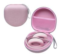 Headphone Case Compatible with TOZO HT3, Beats, Skullcandy, Soundcore Q20/Q20i/Q30, JBL, KVIDIO, JLab, Bose QC, QearFun, BERIBES, Picun Foldable Headphones, Pink