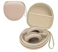 Headphone Case for JLab/Beats/TOZO/BERIBES/Picun Etc Headphones, Khaki | for JLab JBuds Lux ANC/Go Lux ANC, Beats Studio Pro/Solo 4 3,TOZO HT3,KVIDIO Etc Headphone, Hard Shell Case for Travel Home