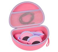 Headphone Case for Riwbox CT-7 Pink/for Jack CT-7S Cat Green 3.5mm/for iClever IC-HS01/for Picun/for FosPower Bluetooth Wireless Over-Ear Headphones Headset Box Only,Rose Red