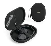 Headphone Case Hard Shell for JBL Tune 520BT/510BT/500BT/720BT/Bose/Soundcore Anker/BERIBES/KVIDIO/TOZO/JLab, Ultra-Slim Pocket Over-Ear Headset Universal Portable Travel Organizer Bag (Black)