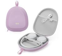 Headphone Case Hard Shell Super-Slim for Sony/JBL/Bose/Soundcore Anker/BERIBES KVIDIO TOZO JLab Over-Ear Headphones Universal Portable Travel Organizer Bag (Purple)