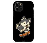 Headphone Cat Skateboard Retro Vibes Case for iPhone 11 Pro