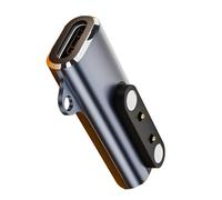 Headphone Charger Adapter - 3.2 x 1.2 x 1.5 cm Magnetic Charging Cable, Portable Smart Watch Connector, Power Cord for Bone Conduction Headphones | Black 2 Pin 4 Pin Compatible Device Interface USB