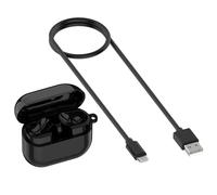 Headphone Charger Wireless Charging Case for Samsung Galaxy Buds3 pro | Fast Charging Portable Compartment with Overload Protection (Black)