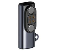 Headphone charging converter: detachable power connector, magnetic type c tip, durable metal housing, circuitry.e flow | Converter đe charging d´e wireless audio para