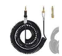 Headphone Coiled Cable HiFi 3.5mm To 2.5mm Stereo Sound Coiled Cable for Sennheiser HD6 HD7 HD8 HD515 HD518 HD558 HD598, Plug and Play