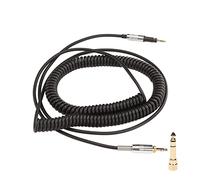 Headphone Coiled Cable HiFi 3.5mm To 2.5mm Stereo Sound Coiled Cable for Sennheiser HD6 HD7 HD8 HD515 HD518 HD558 HD598, Plug and Play