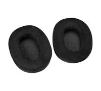 Headphone Cushion Replacement Set Compatible with Listed MDR Over Ear Headphones, Black Oval Fabric Foam Ear Pads for Worn Pads, Pair Pack Cushion Replacement Black Oval Earpads Fabric Foam Padded Pad