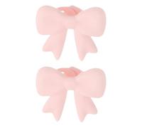Headphone Decoration 3D Silicone Bow Shape Attachment | 2 Pieces Headset Decor for Streaming Studying Work Travel Commuting Party
