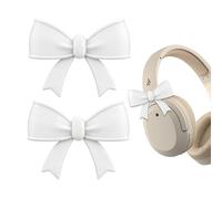 Headphone Decoration Bows | Over-Ear Headset Supplies,Cute Headset Decorations - for Girls Ladies Students Streamers Daily Commute Working Studying Live Streaming Library Travel Coffee Shop