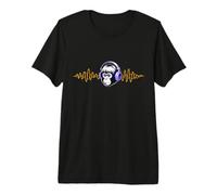 Headphone DJ Monkey, Sound Mixing Engineer and Producer Premium T-Shirt