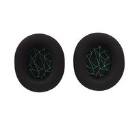 Headphone Ear Pad Replacement Upgraded High Elasticity Ear Cushion Pads Compatible with Arctis 3 5 7 9 1 Pro Headset ATH M40X M50X M50XBT ATH WS1100iS Gaming Headset HD280 Pro (Black ear pad green