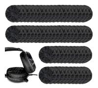 Headphone Earpad Covers, 100 Pieces Disposable Non-Woven Fabric Headphone Covers, Stretchable Sanitary Earcup Covers Fits 3.14"-5.11" /8-13cm Headsets (Black)