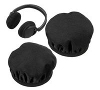 Headphone Earpads Covers - Headphone Sweat Covers, Stretchable Fabric Earcup Protectors | 2 Pairs Headphone Reusable Earpads Covers, Headset Fabric Cushion Cover for Gym Training Aviation