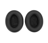 Headphone Earpads Replacement Protein Leather Ear Cushions for Anker Soundcore Life Q20 Q20 BT Enhanced Noise Isolation Comfortable Durable Memory Foam Soft Ear Pads Easy to (Black)