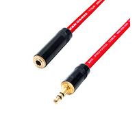 Headphone Extension Cable 3.5 mm Stereo Mini Jack to Female Lead 1 m 3 m 5 m 10 m (25 cm, Red)