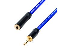 Headphone Extension Cable 3.5 mm Stereo Mini Jack to Female Lead 1 m 3 m 5 m 10 m (5 m, Blue)