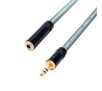 Headphone Extension Cable 3.5 mm Stereo Mini Jack to Female Lead 1 m 3 m 5 m 10 m (5 m, Grey)