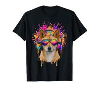 Headphone Graphic Sunglasses Design Dingo Lover T-Shirt
