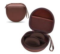 Headphone Headset Case for Beats Studio Pro Solo 4/JLab JBuds Lux ANC/JBL/TOZO/BERIBES/Picun/KVIDIO Noise Cancelling Over-Ear Foldable Headphone, Brown