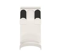 Headphone Holder Wall Headset Holder Self-Adhesive Controller Black | Wall mount headphones, no drilling, strong support, space-saving order on the desk, for headset and pads, art