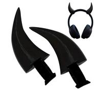 Headphone Horn Accessories - 3D Printed Headset Accessories,Cute Headset Decorations - for Women Men Adults Students Travelers Runners Music Lovers Streamers Working Studying Live Streaming