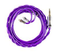 Headphone IEM Cable 2Pin 3.5mm 3.6ft, KBEAR ZiXiao 2 Strand-201 Core Silver-Plated Copper Alloy Earbuds Wire in Ear Monitor Cable for Truthear Hexa/HOLA/Zero, Moondrop Blessing/Aria/Stellaris