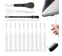 Headphone Jack Cleaning Brush Set - 15X Mobile Cleaning Kit for Charging Hole, Speaker, Earbud Port | Dust Removal Tools for Phone Hygiene, Sturdy Compact Cleaner Tools for Students Offices Travel