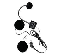 Headphone Microphone for Motorcycle - Communication Headset Microphone for Helmet,Waterproof Audio System 10 Pin Tool for Teens Men Adults Traveling Cycling