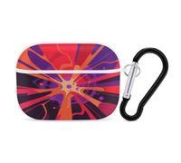 Headphone Organizer Strange Energy Earbud Case with Carabiner Clip Earphone Storage Bag for AirPod Pro 2 Case Accessories with Keychain