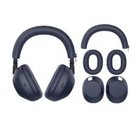 Headphone Protective Case Set for Sony WH-1000XM6, Silicone Earphone Protective Cover, Earpads Cover, Headband Cushion Protector, Headphones Protection Accessories (Dark Blue 3-Piece Set)