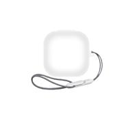 Headphone Protective Cover for Sony LinkBuds Clip, Wireless Earbuds Cover Silicone Soft Case for sony LinkBuds Clip, Shockproof Shell Case Protective Sleeve (White)