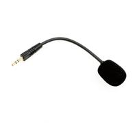 Headphone Replacement Microphone for H2002d with Built-in Windproof Foam 3.5mm Plug Clear Voice Capture Metal Housing