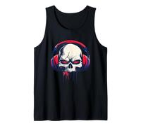 Headphone Skull - Sound of Darkness Design Tank Top