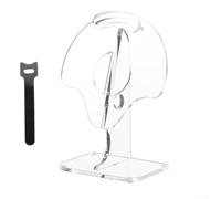 Headphone Stand for Shokz for openrun Pro: Acrylic Desktop Holder Anti-Slip Base Black 11.4x6x14cm(Transparent)