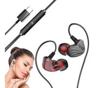 Headphones Earphones With Volume Control For Phone,Earbuds Wired Type C