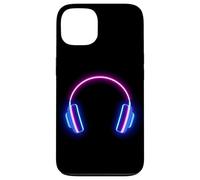 Headphones Music Audio DJ Retro Synthwave Style Design Case for iPhone 13